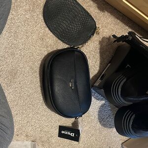 Dune London Black Belt Bag